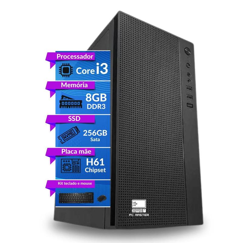 Computador I3 8gb 256gb Ssd Nvme em Promoção no Magazine Luiza